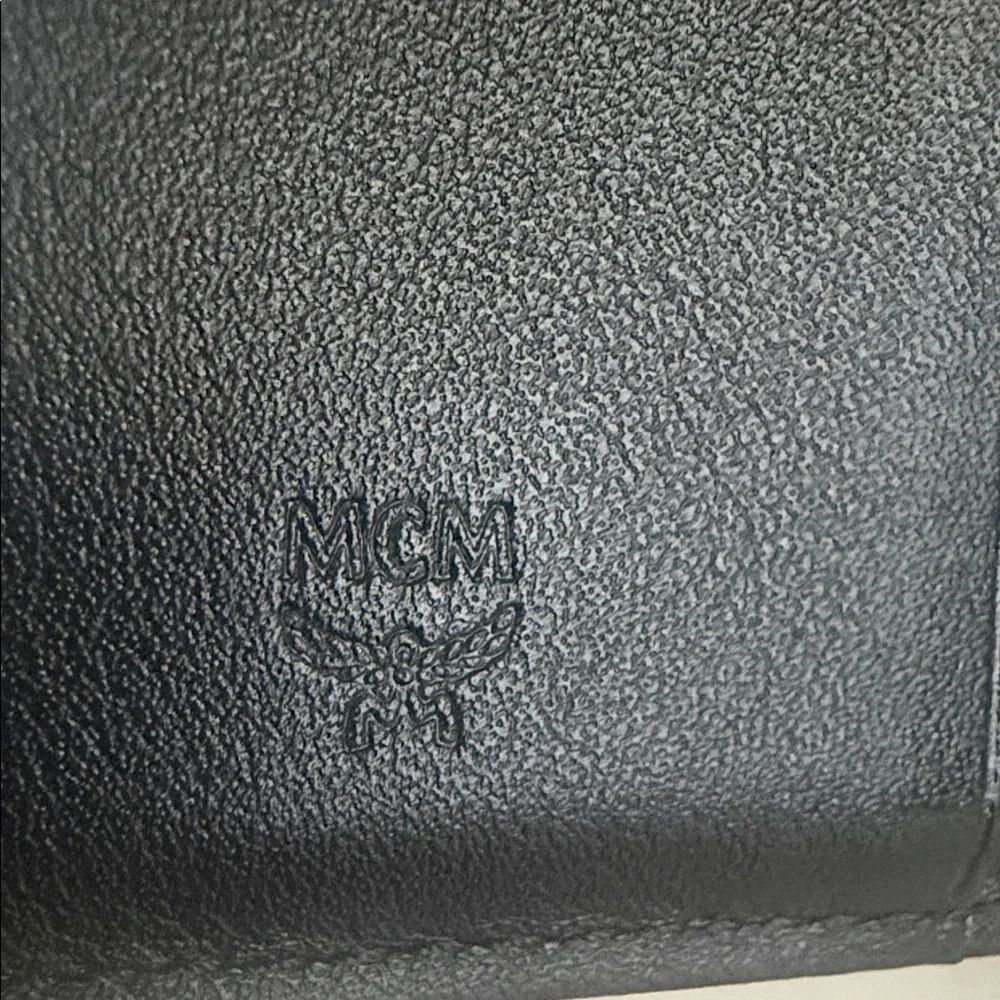MCM Studded Metallic Leather Wallet-Good Condition - Picture 7 of 11